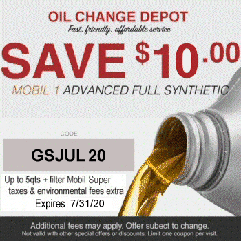 five oil change coupons
